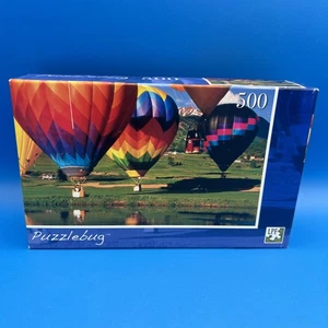 Hot Air Balloons PUZZLE 500 PIECES NIB SEALED 18"x11" Montgolfieres - Picture 1 of 5