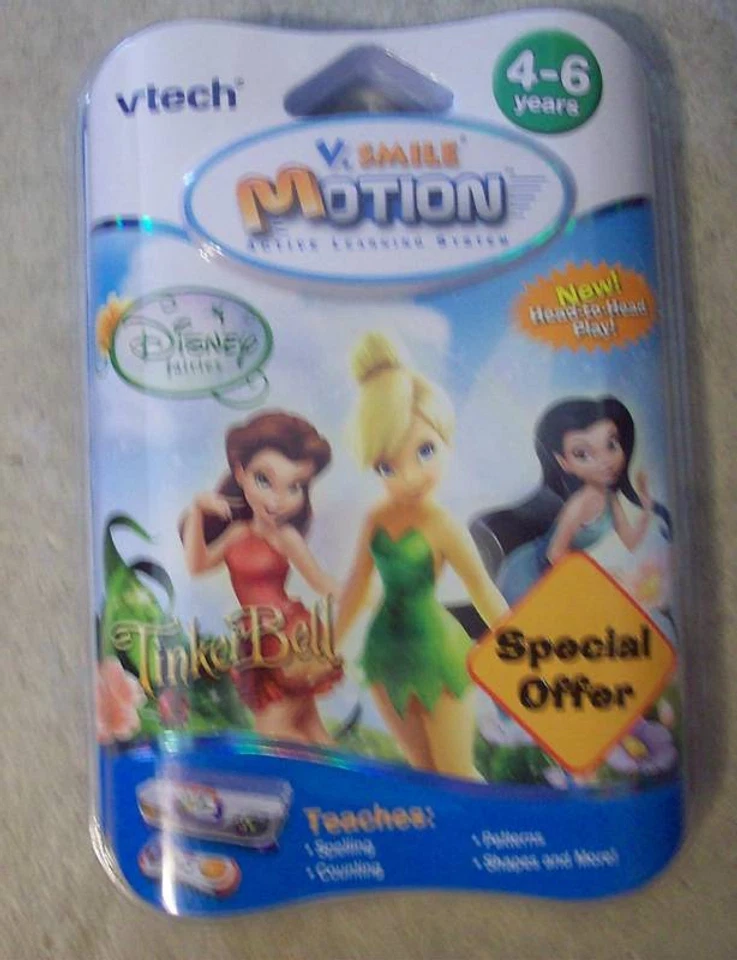 TINKERBELL DISNEY FAIRIES*V.SMILE MOTION*4-6 YEARS*NEW - Image 1 of 1