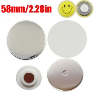 58 mm/2,28" hágalo usted mismo imán en blanco piezas botón insignia suministros para máquina de insignias - Imagen 1 de 15