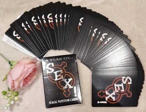 Jeu de cartes Une année de position sexuelle 54 Kama Sutra positions sexuelles plaisir adulte - Photo 1/3