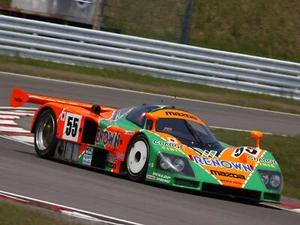 Cars 1991 mazda 787b race racing Desk Mat Stitched - Afbeelding 1 van 1