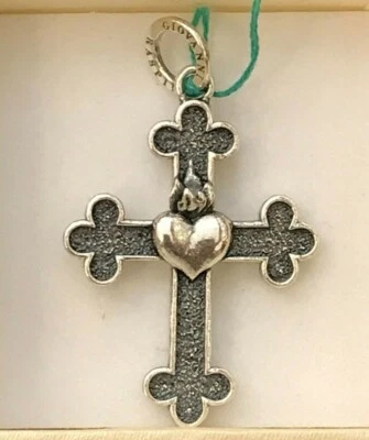 Giovanni Raspini Croce con Cuore-Gioielleria Ottaviani Roma dal 1894 - Immagine 1 di 2