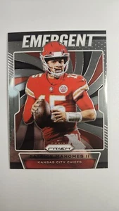 2019 Panini Emergent Prizm Patrick Mahomes II #E-PM Kansas City Chiefs 2nd Year - Picture 1 of 2