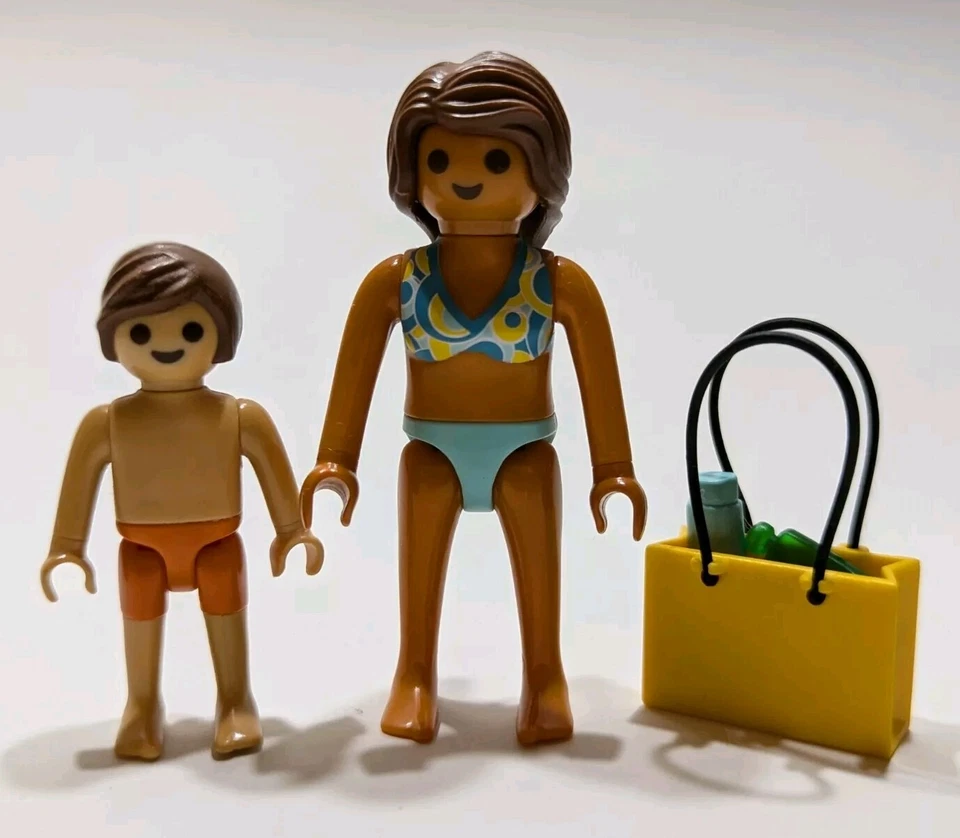 **Playmobil** Familie Eltern mit Kind Junge Mädchen Mutter Vater Mann Frau figur - Bild 1 von 1