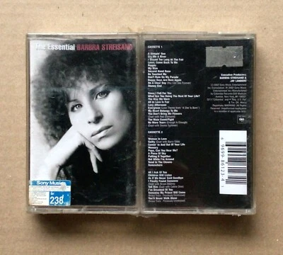 The Essential Barbra Streisand by Barbra Streisand (2 Cassette, 2002) NEW/SEALED - Image 1 of 3
