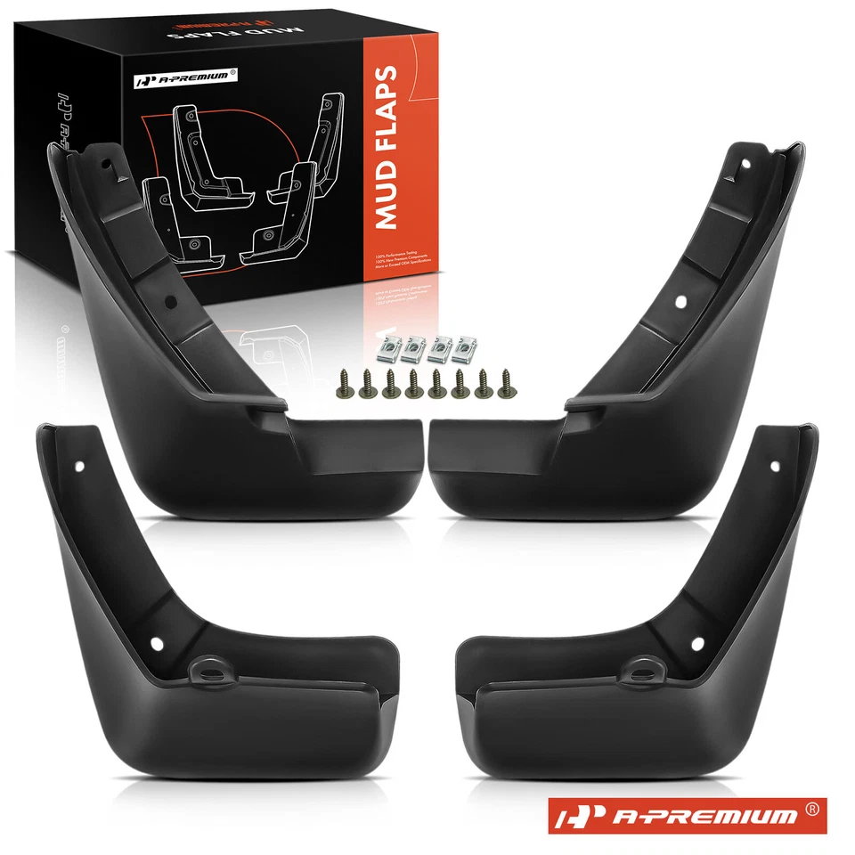 A-Premium 4 piezas protectores contra salpicaduras delanteros y traseros guardabarros para Nissan LEAF 2011-2017 Foto 1 de 4
