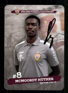 Mc Moordy Hüther Autogrammkarte BFC Dynamo Berlin  2024-25 Original Signiert - Bild 1 von 2