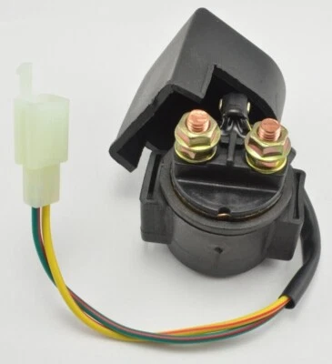 Starter Solenoid Relay Fit KAWASAKI 250 CSR/LTD KZ250L Belt/D/C - Image 1 of 2