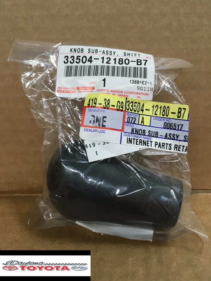 OEM TOYOTA RAV4 CELICA CAMRY TACOMA SHIFT KNOB 33504-12180-B7 FITS 1996-2004 - Image 1 of 1