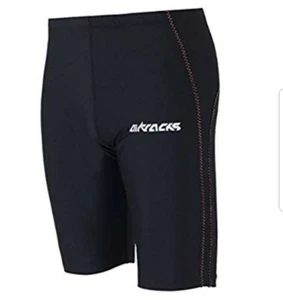 Airtracks Womens Compression Running Shorts In Black & Pink 22"-24" waist - Picture 1 of 2