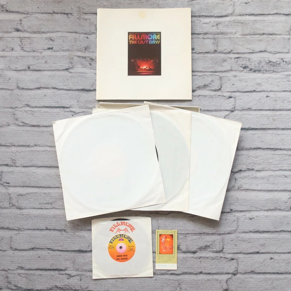 Fillmore The Last Days Vinyl LP Z3X 31390 1972 3 Records Booklets Ticket Rock - Image 1 of 4