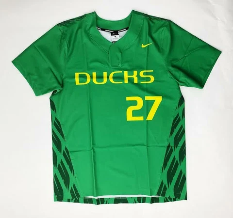 Nike Oregon Ducks Digital Vapor Prime Snap Baseball Jersey Men's L Green AV4807 Cover