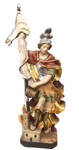 Heiligenfigur Heiliger Florian H 20 cm Florian von Lorch Holzfigur aus Ahornholz - Bild 1 von 5