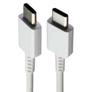 Câble de charge et de synchronisation Samsung 3,3 pieds (USB-C vers USB-C) - Blanc (EP-DN980BWZ) - Photo 1 sur 4