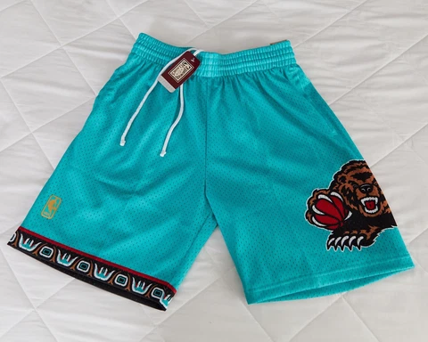 Mitchell And Ness Memphis Grizzlies Basketball Shorts Men’s Medium, Teal Blue Ja Cover