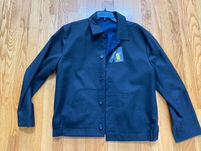 Bombardero reversible azul marino carbón colección Murano Princeton XL $250 NUEVO CON ETIQUETAS Foto 1 de 4