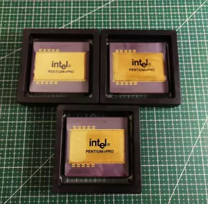 Antique CPU Pentium Pro 2x 200mhz/256k 1x bp180mhz/256 high collectible value - Picture 1 of 5