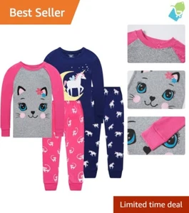 Soft & Safe 100% Cotton Pajamas for Boys and Girls - Machine Washable, Size 3 - Picture 1 of 9