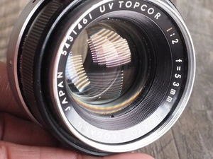 Tokyo Kogaku UV Topcor 53mm f2 MF Manual Focus Lens Topcon Mount - Picture 1 of 9