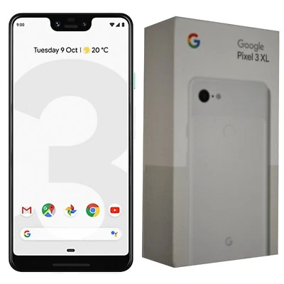 New 6.3" Google Pixel 3 XL (2018) 64GB G013C White Factory Unlocked 4G/LTE OEM - image 1 of 4