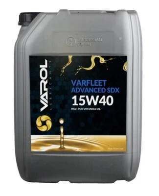 Varfleet Advanced SDX 15w40 E7 Mineral Commercial Fleet Engine Oil - 20Ltr - Image 1 of 2