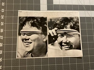 Vintage Photograph, 1965, Woman Wearing “Boywatcher” Sunglasses, 8 X 10 - Picture 1 of 2