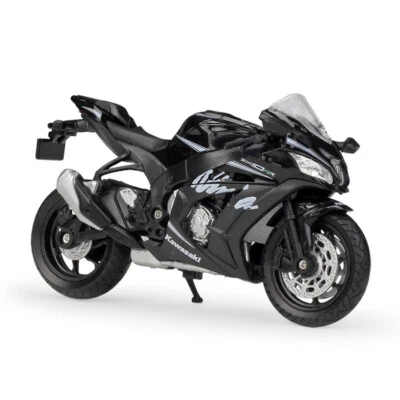 Welly 1:18 2017 Kawasaki Ninja ZX10-RR Motorcycle Metal Motorbike Model Toy Gift - Image 1 of 4