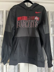New Nike Therma Dri-Fit On-Field Ohio State Buckeyes Pullover Men's Hoodie Sz S - Picture 1 of 5