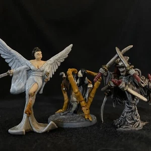 3 REAPER Bones 5 PAINTED Minis DAIMYO SAMURAI MONSTERS Spider Angel Skeleton - Picture 1 of 5