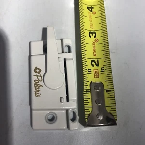 Polaris White Zinc Awning Window Sash Cam Lock Lugs 2” Centers Closure - Picture 1 of 6