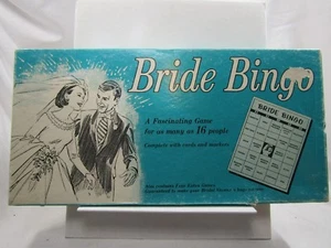 BRIDE BINGO GAME 1970 Revised Edition Vintage - Picture 1 of 4