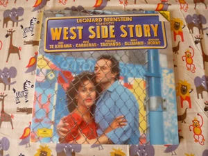 LEONARD BERNSTEIN CONDUCTS WEST SIDE STORY 1985 DUETSCHE GRAMMOPHON VINLY 2LP - Picture 1 of 11