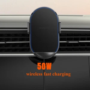 Xiaomi 50W car wireless charging kit car auto retractable charging cradle Now! - Photo 1 sur 8