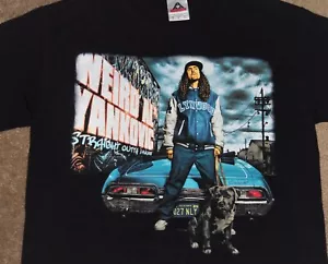 MAGLIA TOUR VINTAGE ANNI 00 STRANA AL YANKOVIC "STRAIGHT OUTTA LYNWOOD" S RARA! - Foto 1 di 4