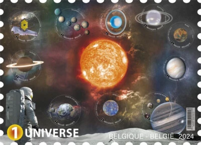 Belgium - Universe - 10 stamps sheetlet - Image 1 of 4