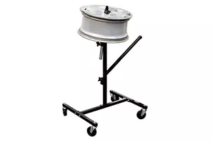Power-Tec Alloy Wheel Repair Painting Stand * Adjustable Height * On Wheels - Picture 1 of 4