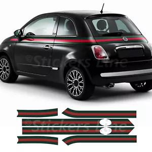 Fasce adesive compatibili per Fiat 500 gucci strisce adesive - Foto 1 di 1