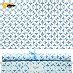 15 Sheets Drawer Liners For Dresser Linen Scented Drawer Liners Drawer Paper Lin - Picture 1 of 10