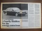 HOLDEN VC COMMODORE COMPLETE FULL RANGE 5 PAGE MAGAZINE PREVIEW ARTICLE