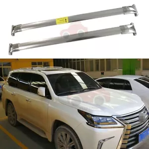 2 PIEZAS Transversal barra transversal portaequipajes de techo se adapta a Lexus LX570 2016-2023 - Imagen 1 de 6