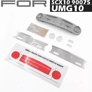 Für AXIAL SCX10 90075 UMG10 RC Auto Truck Upgrade Front Bumper Grill Kühlergrill - Bild 1 von 11