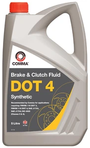 COMMA DOT 4 Synthetic Brake & Clutch Fluid - 5 Litre - BF45L - Picture 1 of 1