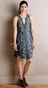 NUEVO Anthropologie Vestido Camisa Syden bordado por Tiny Size L - Imagen 1 de 5
