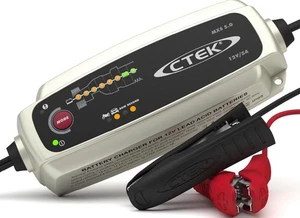 CTEK MXS 5.0 Batterieladegerät mit automatischer Temperaturkompensation, schwarz - Bild 1 von 3
