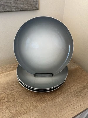 Mikasa Naya Grey Dinner Plates Porcelain Round 11” Set Of 4 - Image 1 of 4