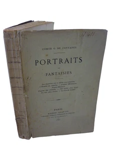 Portraits et Fantaisies - Comte G. De Contades - 1887 - littérature - Imagen 1 de 6