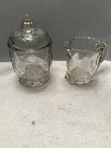 Vintage Creamer & Sugar Bowl; Lead Crystal; NWT; See Labels; German Lausitzer - Picture 1 of 3