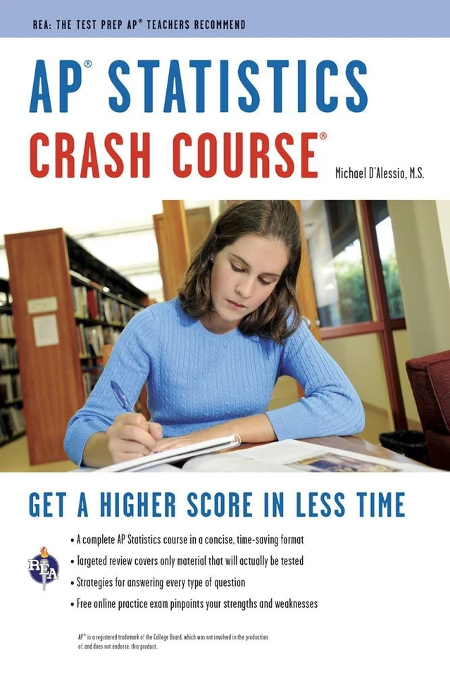 AP® Statistics Crash Course Book + Online (Advanced Placement (AP) Crash Co... - Image 1 of 1