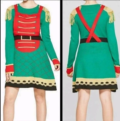 Vestido Soldado Juguete Navidad Feo Verde Born Famous (Juniors') XL NUEVO CON ETIQUETAS Foto 1 de 4