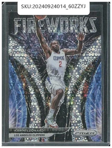 2021 Panini Prizm Kawhi Leonard Fireworks Fast Break #7 - Picture 1 of 2